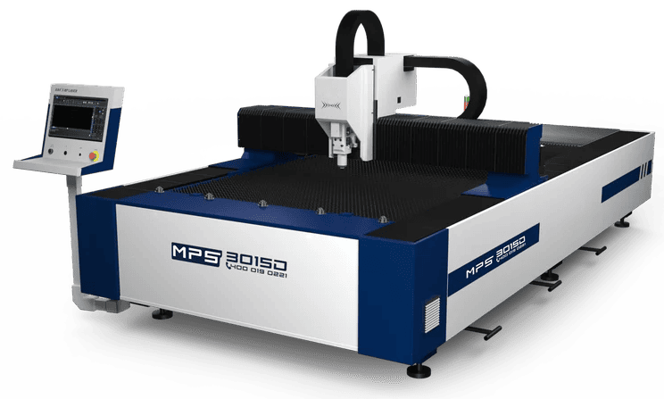 Промисловий верстат волоконного лазерного різання Han's Laser MPS 3015D з ЧПУ в IWERKE